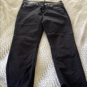GAP Vintage Slim Mid Rise Pants - Black
